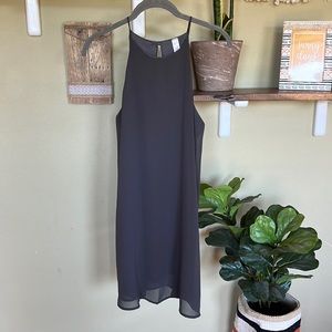 Gray Flowy Dress